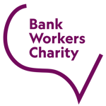Bank Workers Charity logo - Right plum